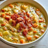 German Potato Soup with Bacon