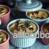 How to Make Cozy Creamy Herb and Mushroom Pot Pies in Ramekins with Lids
