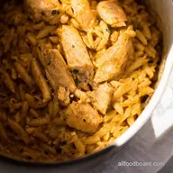 Creamy Marsala Chicken Orzo OnePan Italian Comfort