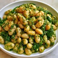 Creamy Pesto Beans in 15 Minutes