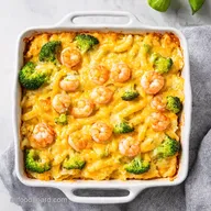 Shrimp Alfredo Broccoli Bake An Easy Cheesy Delight