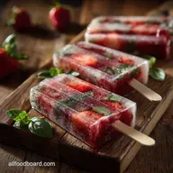 Popsicle Recipes Easy Creamy Strawberry Basil Homemade Lollies