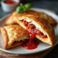 Air Fryer Calzones Crispy Cheesy Pockets Ready Fast