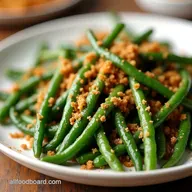 Crispy Garlic Parmesan Air Fryer Green Beans So Easy