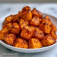 Crispy Roasted Sweet Potatoes: 35 Min