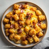 Tater Tot Breakfast Casserole: Crispy and Savory