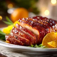 Easy Christmas Crockpot Recipes Glazed Ham with Zesty Orange Ginger