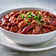 Crockpot Ground Beef Chili: Rich and Velvety