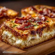 Croque Madame Casserole Savory French Toast Brunch
