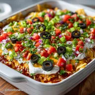 CrowdPleasing 7Layer Dip for Game Day: Make-Ahead
