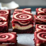 Red Velvet Cheesecake Brownies Easy Swirl Recipe