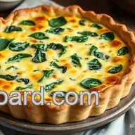 Delicious Family-Style Bake Ricotta Spinach Quiche in 55 Minutes