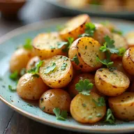 Dietitian Smashed Potato Salad with Crispy Edges