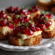 The Easiest NYE Appetizers: Cranberry Brie Bites Ready Now
