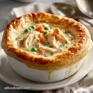 Chicken Pot Pie Chicken with Puff Pastry in 45 Minutes