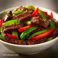 Easy Crock Pot Pepper Steak: Tender