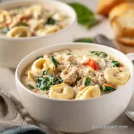 Crockpot Tortellini Soup: Easy Tuscan Sausage Recipe