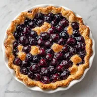 Easy Huckleberry Galette for 9 Slices