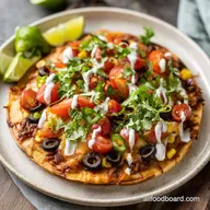 Mexican Pizza Recipe for 4 Servings
