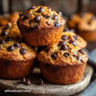 Easy Banana Muffins with Chocolate Chips Super Moist Ready in 40 Mins