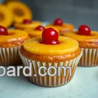Delicious Easy Pineapple Upside Down Cupcakes to Impress!
