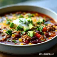 Easy Taco Soup Ready in 30 Min