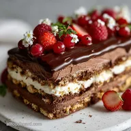 Eclair Cake - No-Bake Overnight Prep