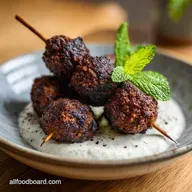 Egyptian Kofta with Mint Yogurt Dip 30 Min