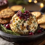 Cheese Ball Appetizers Ultimate Cranberry Herb Recipe Easy