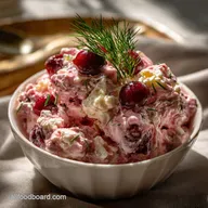 Best Fluffy Cranberry Salad for Thanksgiving: Cloud-Like Texture