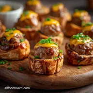 Football Party Food Ideas: Easy Sausage Roll Bites with Smoked Cheddar