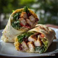 Chicken Caesar Wraps Fresh and Flavorful: Seared Perfection