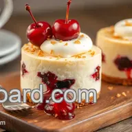 Fried Cherry Cheesecake Treats in 40 Minutes