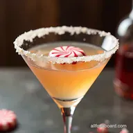 Easy Peppermint Martini Recipe with a Frosted Rim Festive Cocktails