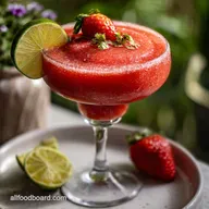 Strawberry Daiquiri: Perfectly Balanced Frozen Classic