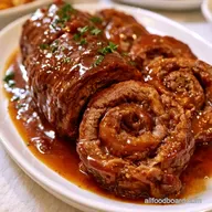 German Beef Rouladen for 4 Servings