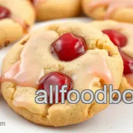Glaze Cherry Cookies with Sweet Cherry Delight