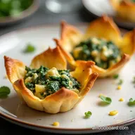 Golden Spinach Artichoke Phyllo Cups Easy Party Bites