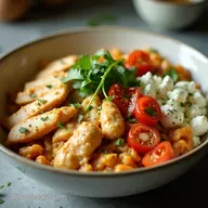 The Best Greek Chicken Cottage Cheese Bowl Recipe 35 Min