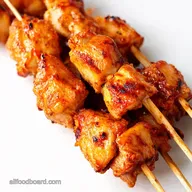 Grilled Orange Honey Chicken Sunshine on a Skewer