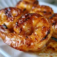 Grilled Shrimp Kabobs with Honey Lemon