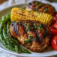 Grilled Summer Cobb Salad for 2 Servings