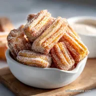 Healthy Air Fryer Churro Bites - Baked & Crispy