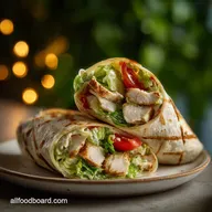 Healthy Chicken Caesar Wrap Recipe in 25 Minutes