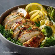 Healthy Meal Prep Recipes: High-Protein Lemon-Herb Chicken Bowls