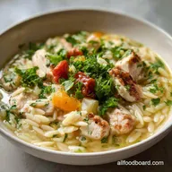 Orzo Chicken Soup: Hearty Lemon Broth Recipe
