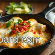 How to Make Easy & Creamy Skillet White Chicken Enchiladas