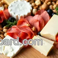 Holiday food gift with serving board: 5 Easy Charcuterie!