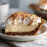 Coconut Cream Pie with Graham Cracker Crust for 8 Servings