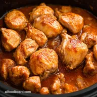 HoneyGarlic Slow Cooker Chicken Thighs My Secret